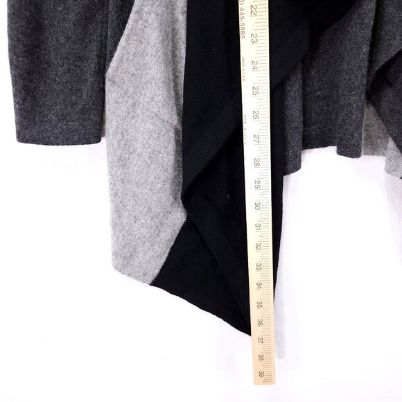 Bloomingdale's Cashmere Cardigan Size Small Open Front Sweater Colorblock - Picture 7 of 12
